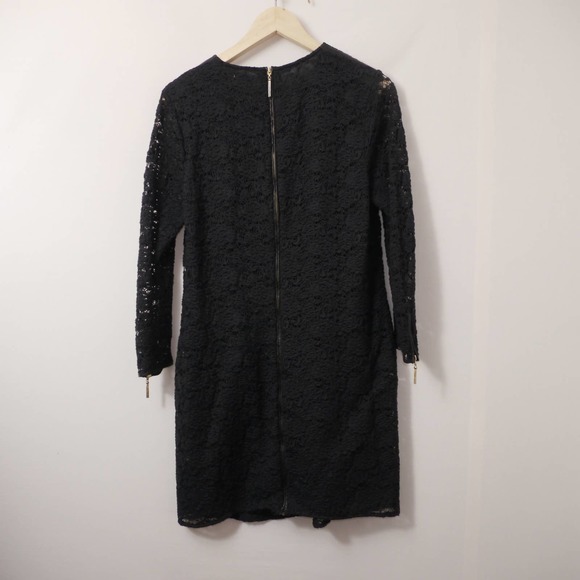Juicy Couture Lace Floral Black Dress Size M - Picture 7 of 12